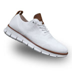 Zapatos ortopédicos para hombre en color negro, diseñados con soporte de arco, suela antideslizante, comodidad casual y ligera 0