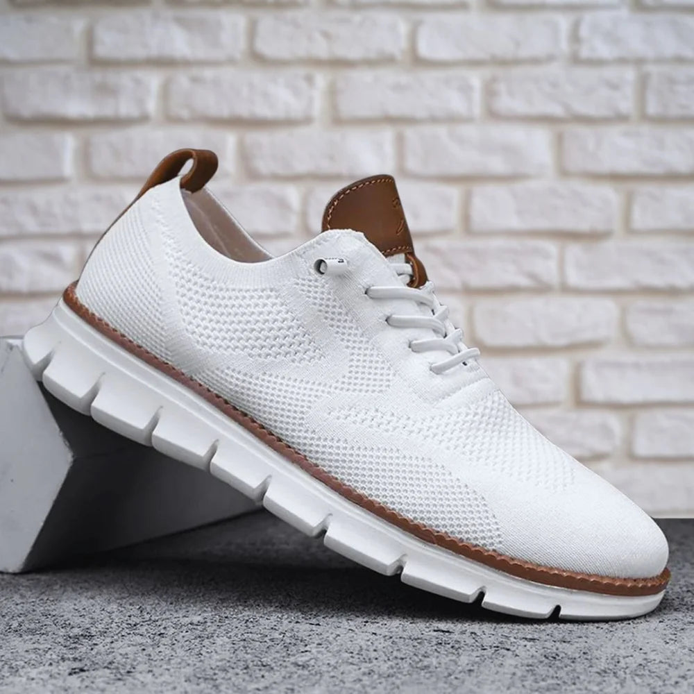 Zapatos ortopédicos para hombre en color negro, diseñados con soporte de arco, suela antideslizante, comodidad casual y ligera 1