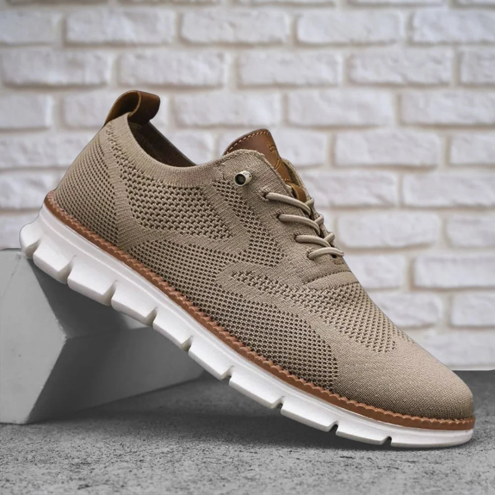Zapatos ortopédicos para hombre en color negro, diseñados con soporte de arco, suela antideslizante, comodidad casual y ligera 7