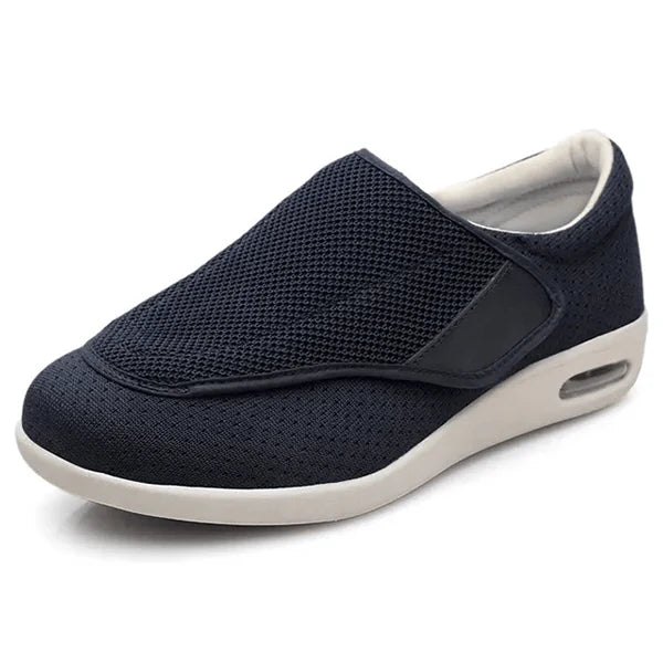 Zapatos para diabéticos en color beige, diseñados con plantilla de espuma viscoelástica y ajuste ancho, ideales para pies sensibles y confort ópt 3